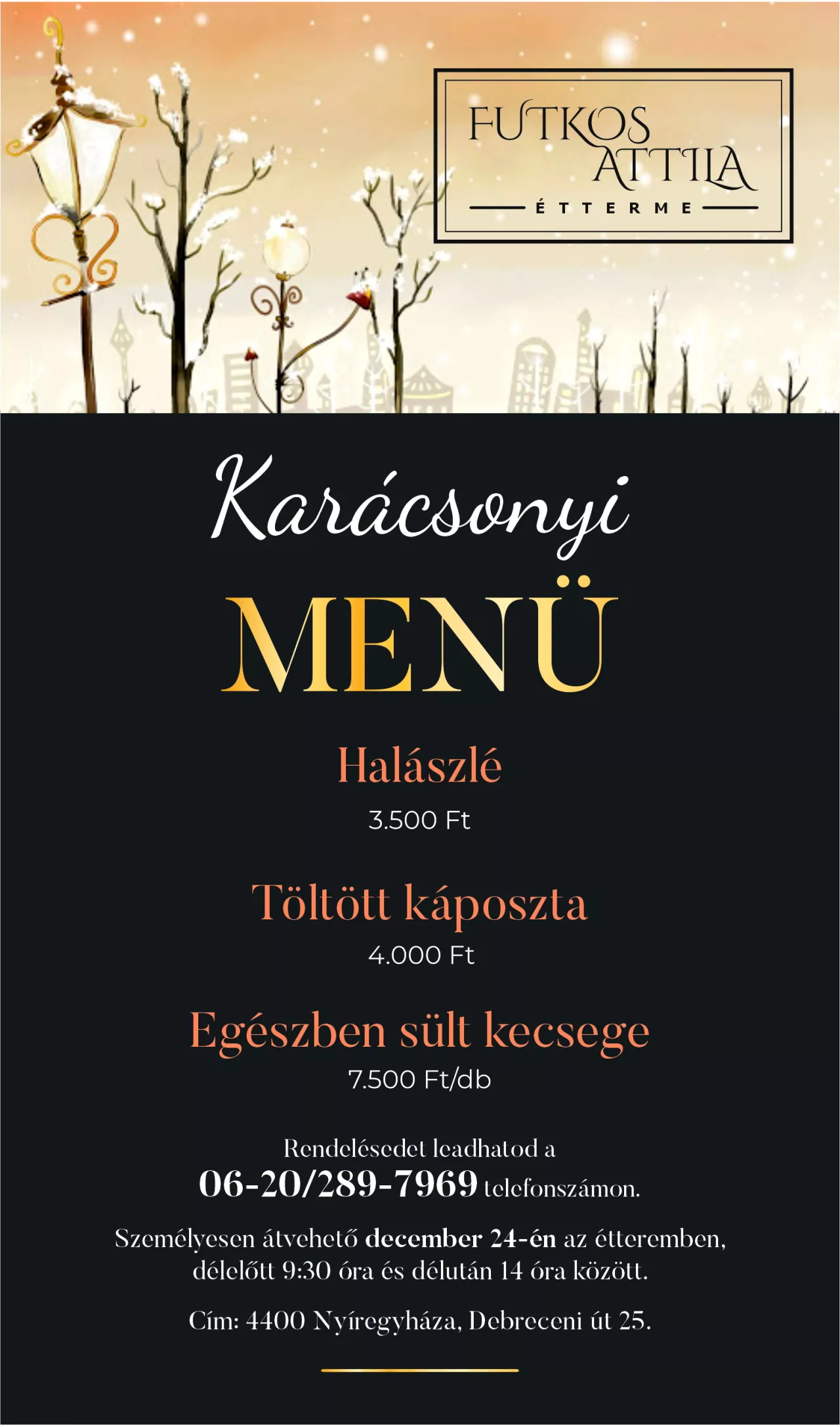 kar&aacute;csonyi hal&aacute;szl&eacute; men&uuml; 2024